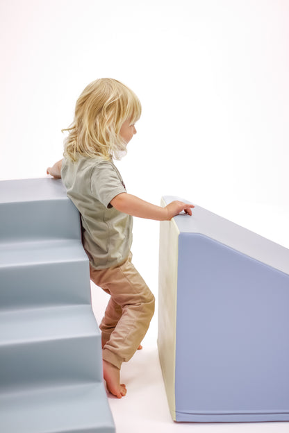 IGLU Trap & Glijbaan Set | Soft Play Foamblokken  | 5 kleuren