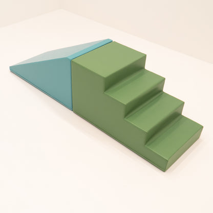 IGLU Trap & Glijbaan Set | Soft Play Foamblokken  | 5 kleuren
