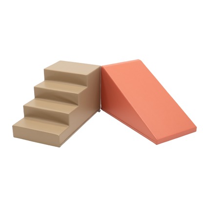 IGLU Trap & Glijbaan Set | Soft Play Foamblokken  | 5 kleuren