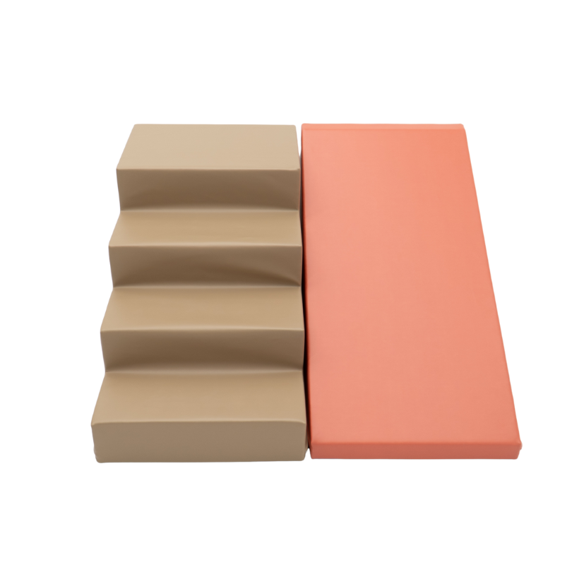 IGLU Trap & Glijbaan Set | Soft Play Foamblokken  | 5 kleuren