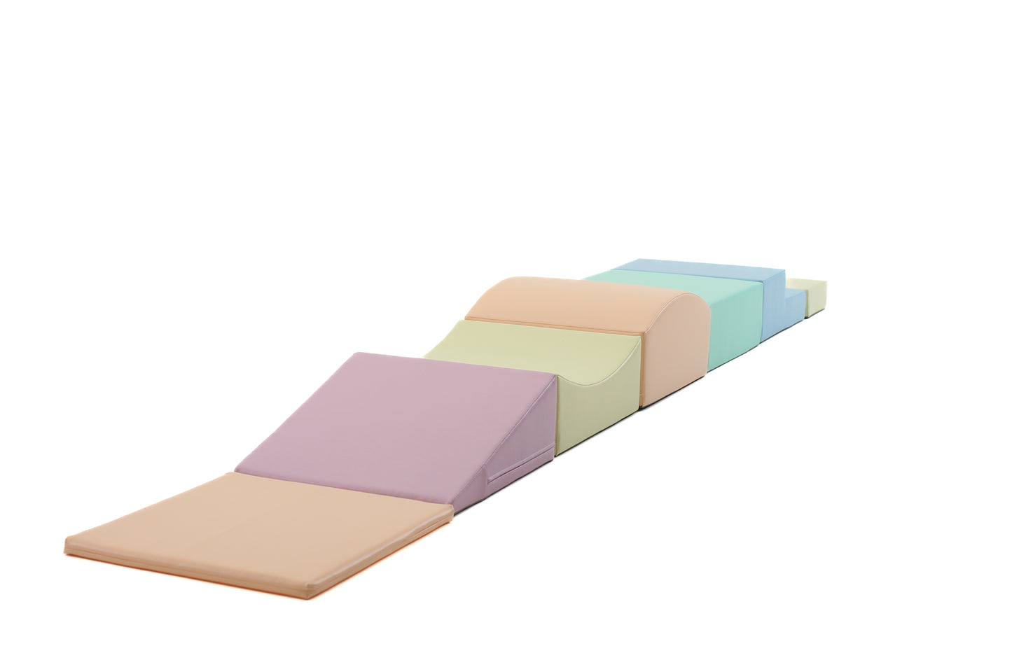 IGLU Little Crawler Soft Play Set – 7-delige Klimblokken Licht Pastel