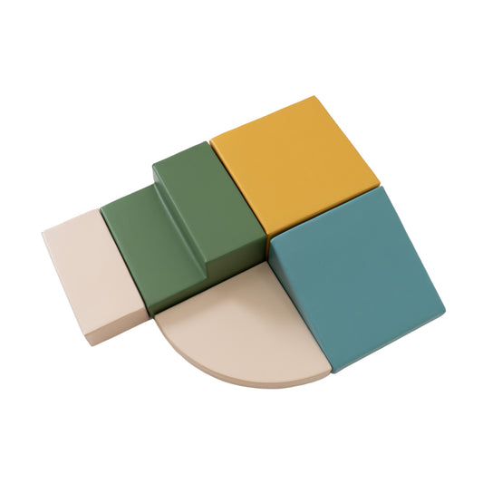 IGLU Soft Play Foamblokken – Donker Pastel