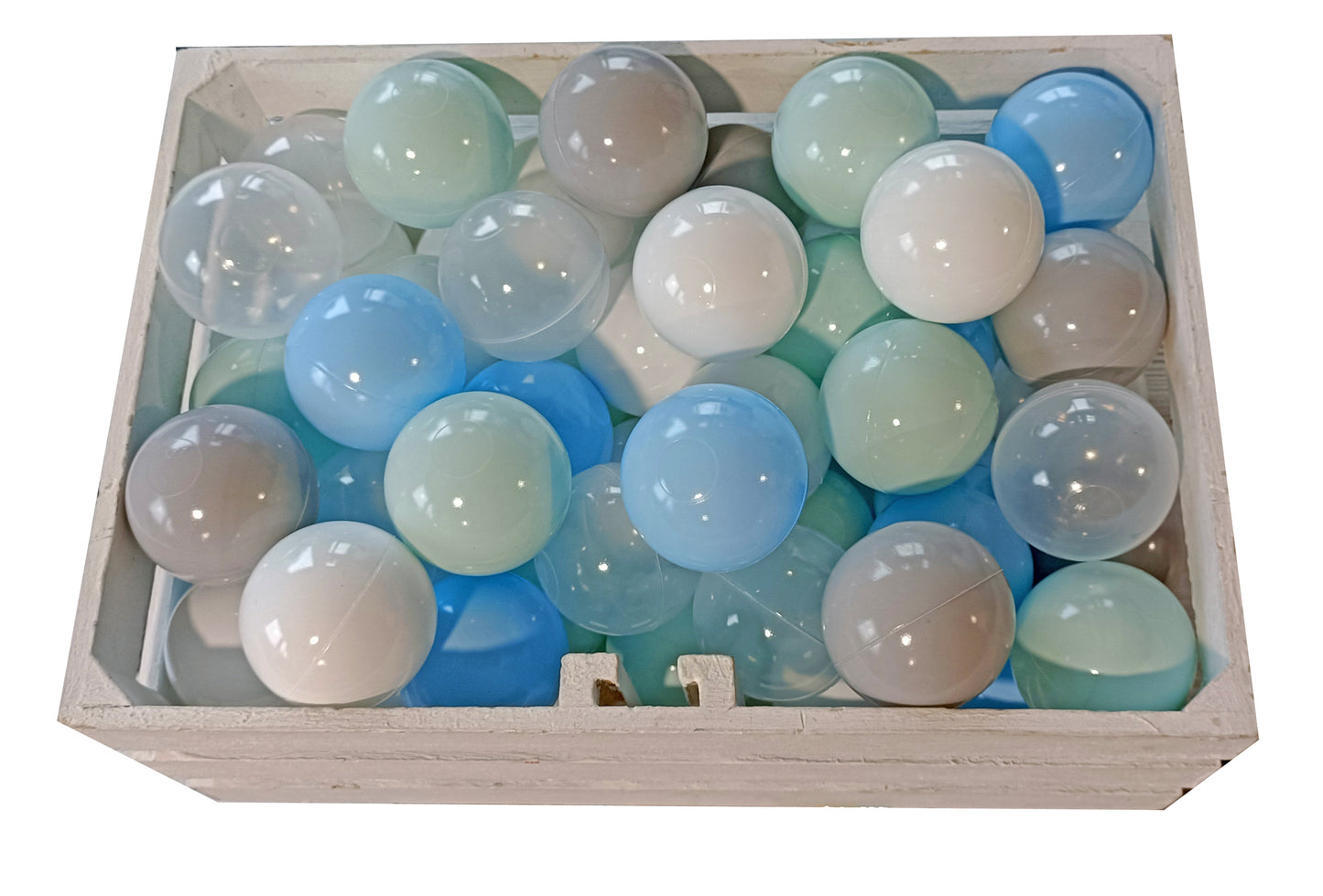 Ballenbakballen 7 cm Babyblauw