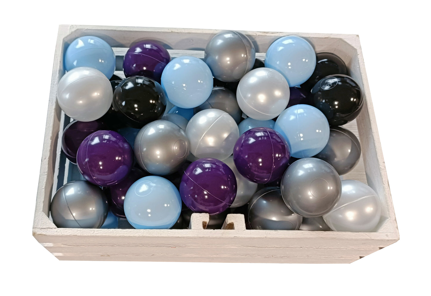 Ballenbakballen 7 cm Babyblauw