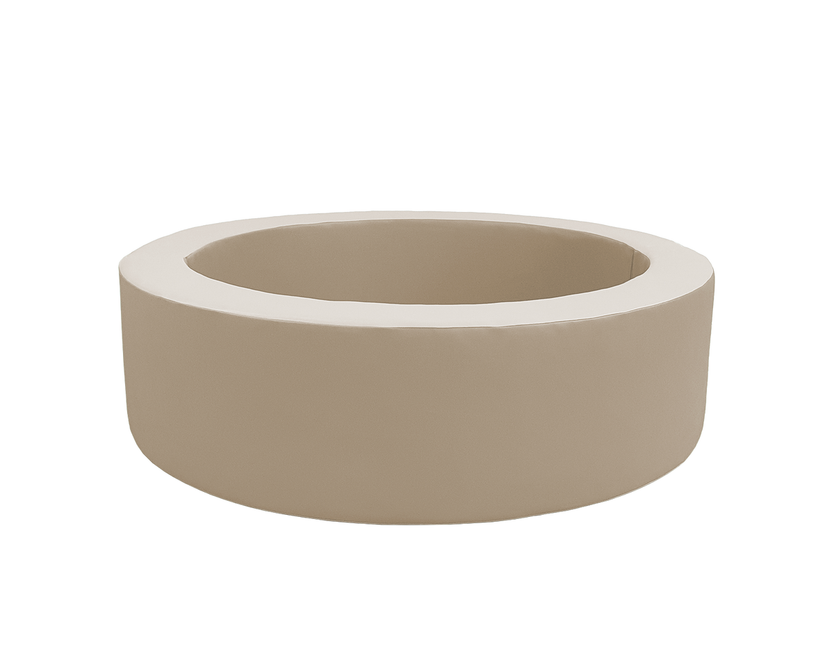 Professionele Ronde ballenbak van kunstleer – Ø 148 cm, hoogte 40 cm - in 19 kleuren