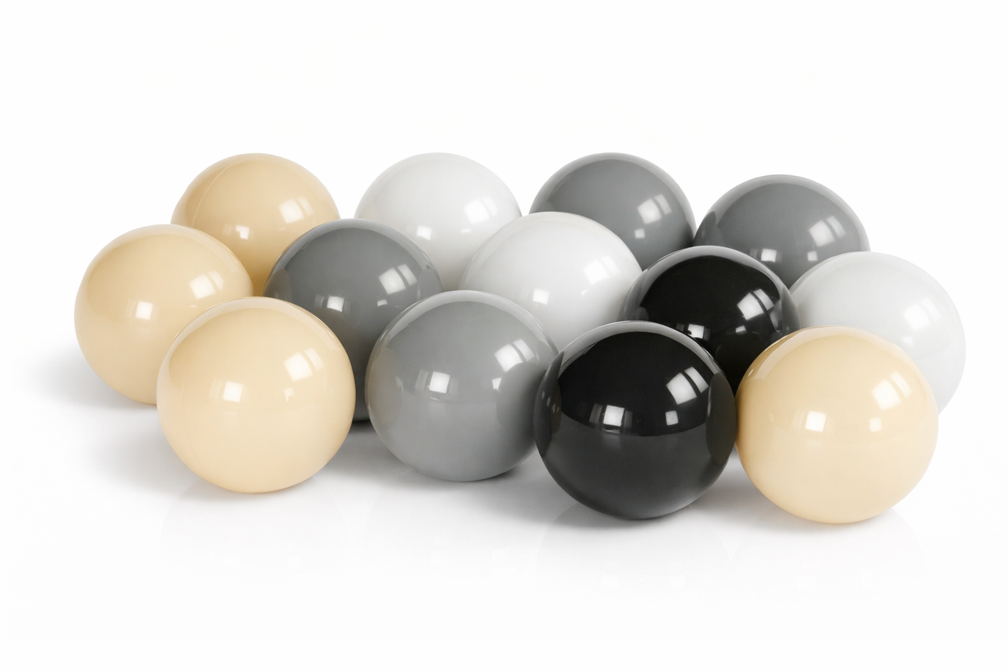 Ballenbakballen 7 cm Beige