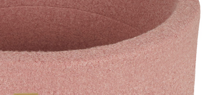 Ronde Bouclé Ballenbak Roze