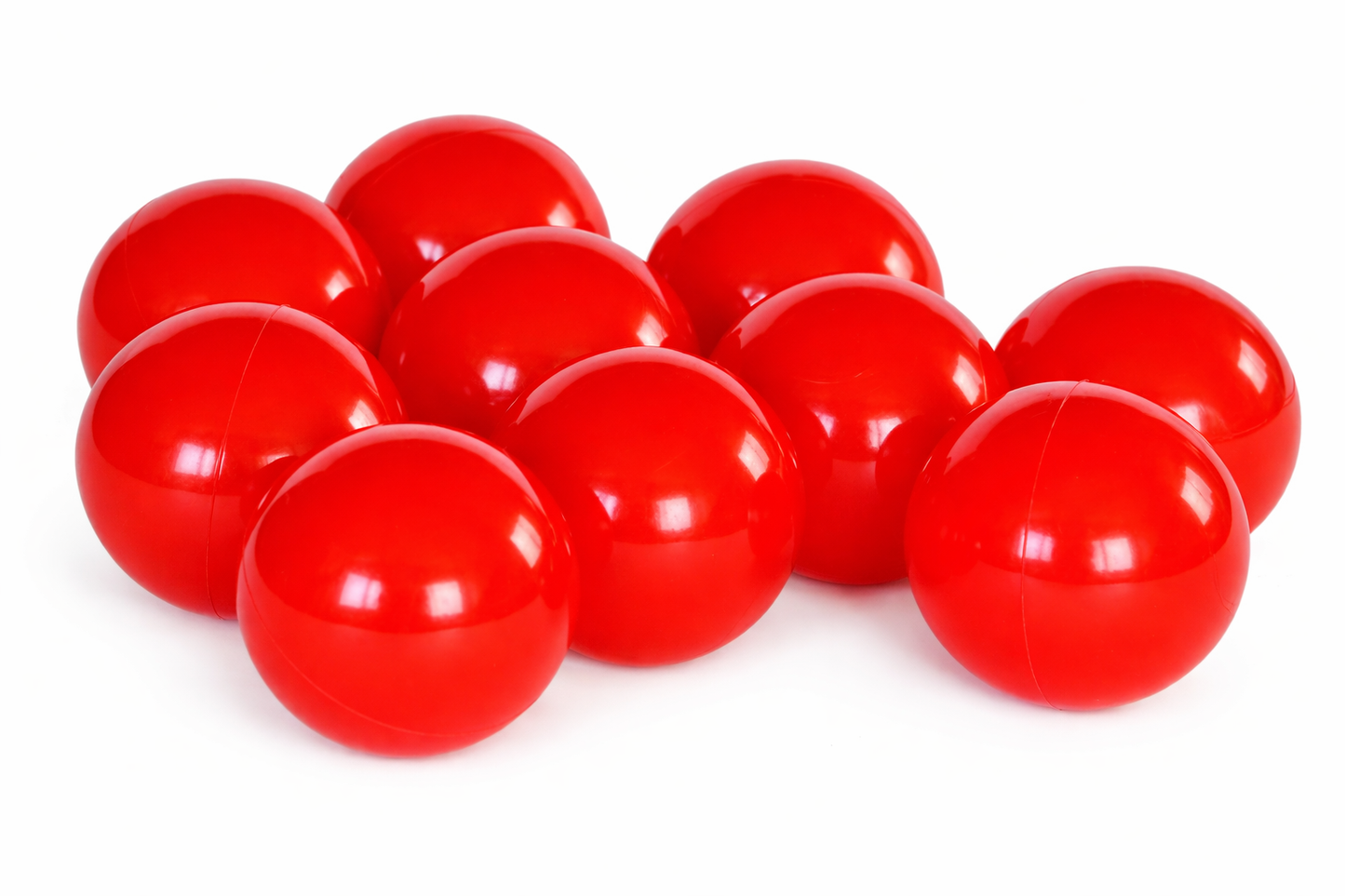 Ballenbakballen 8 cm Rood