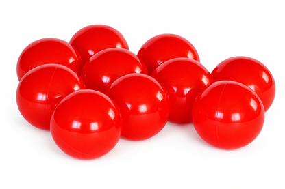 Ballenbakballen 8 cm Rood