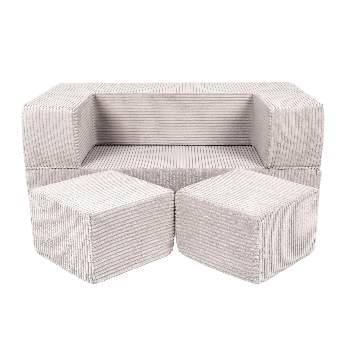 Modulaire Kinderbank – 4 Elementen - 5 Kleuren