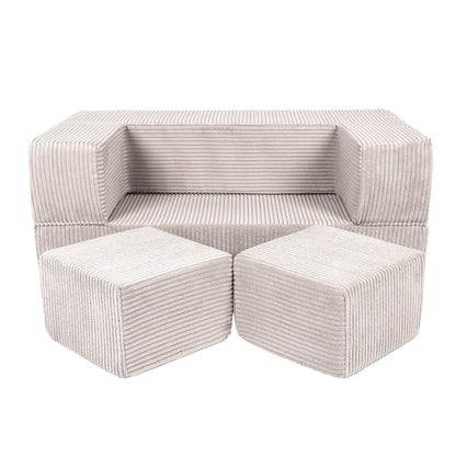 Modulaire Kinderbank – 4 Elementen - 5 Kleuren