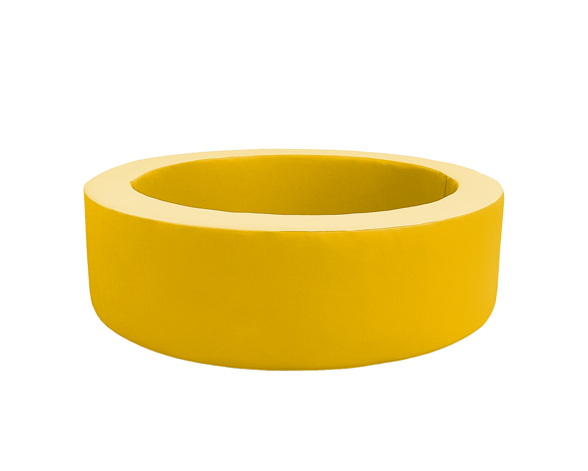 Professionele Ronde ballenbak van kunstleer – Ø 148 cm, hoogte 40 cm - in 19 kleuren