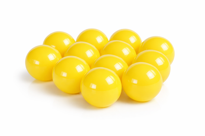 Ballenbakballen 8 cm Geel