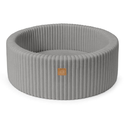 MeowBaby Churros Ballenbak 90x30 cm – Zachte Ribstof & Stijlvol Design