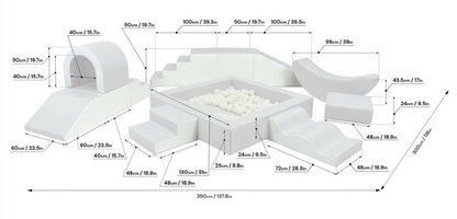 IGLU Party Set 12 delige speelset met ballenbak