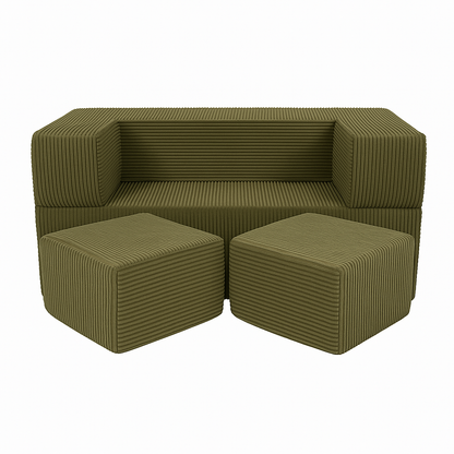 Modulaire Kinderbank – 4 Elementen - 5 Kleuren
