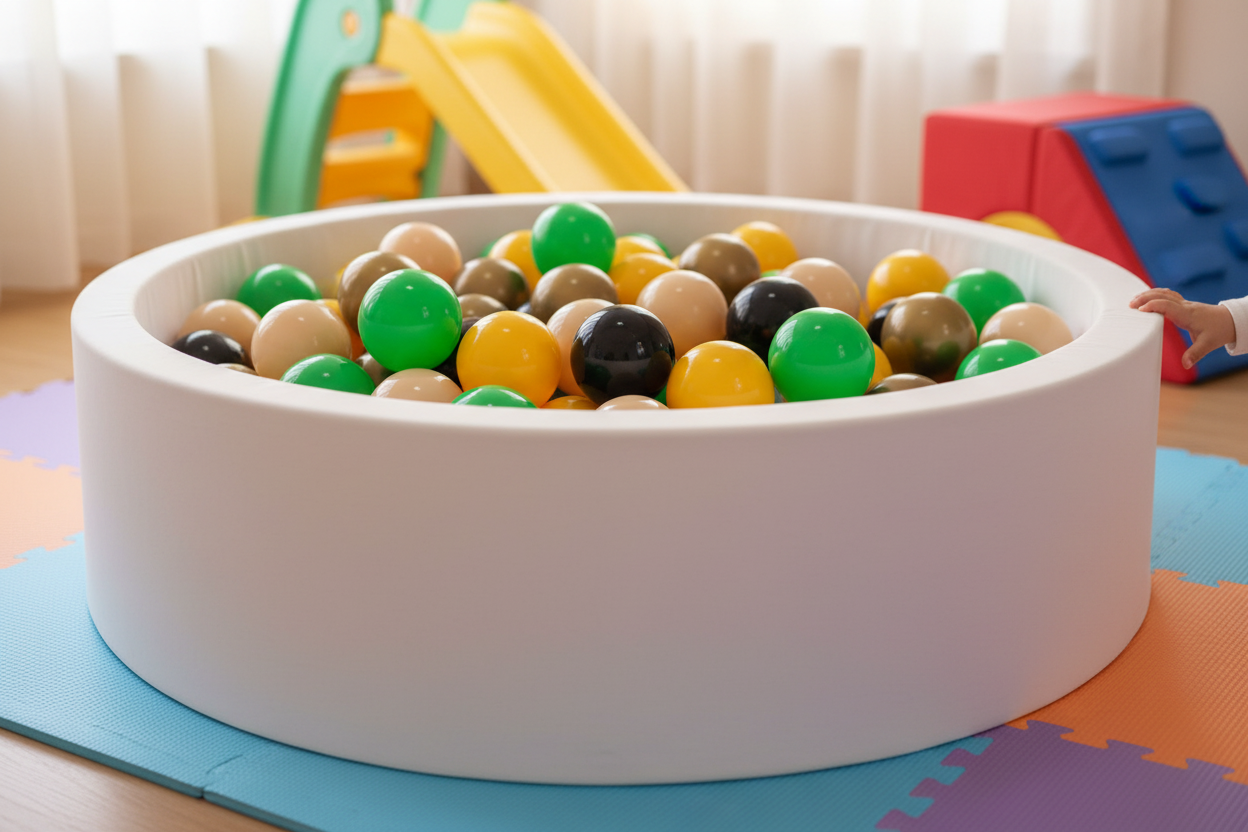 Kleurenmix ballen indoorspeeltuin dichterbij