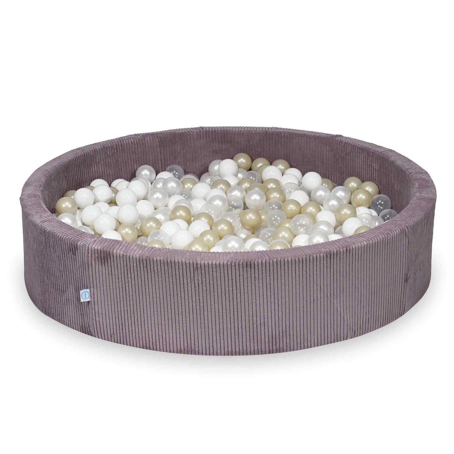 XXL Ribstof ballenbak 130 cm incl. 600 ballen - in 8 kleuren