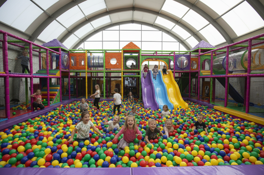 Lifestyle indoorspeeltuin exacte kleurenmix