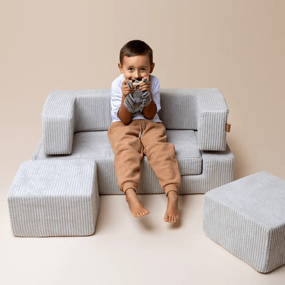 Multifunctionele 6-Delige Foamblokken Playsofa in 4 Kleuren