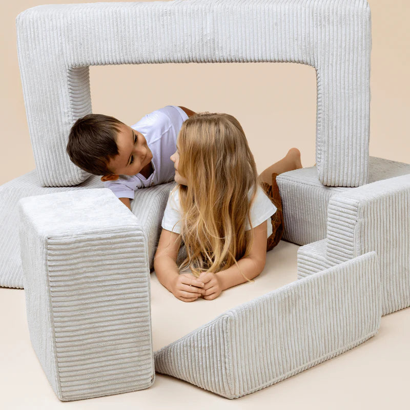 Multifunctionele 6-Delige Foamblokken Playsofa in 4 Kleuren