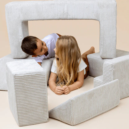 Multifunctionele 6-Delige Foamblokken Playsofa in 4 Kleuren