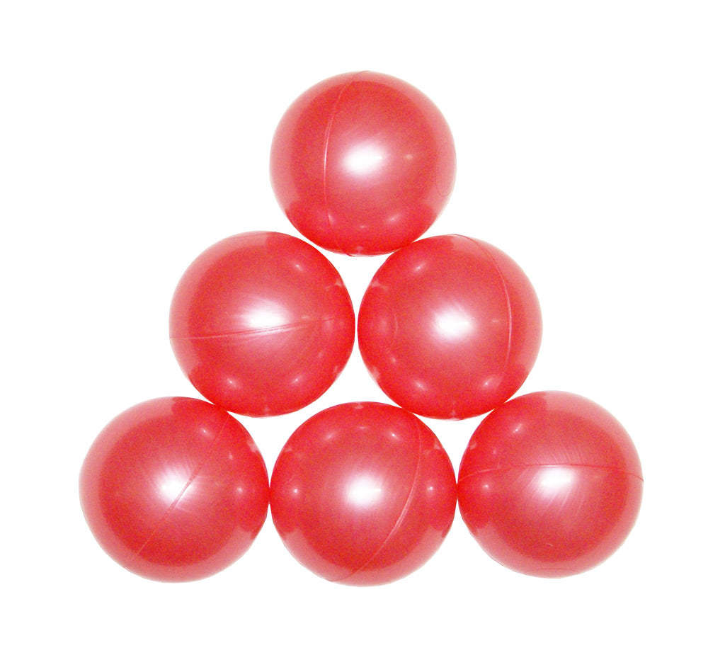 Ballenbakballen 7 cm – metallic roze