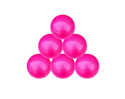 Ballenbakballen 7 cm – metallic fuchsia