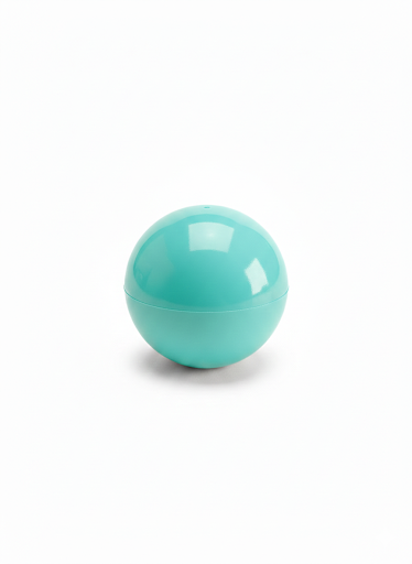 Ballenbakballen 7 cm – metallic munt