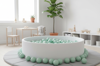 Mintgroene ballen juiste kleur speelkamer