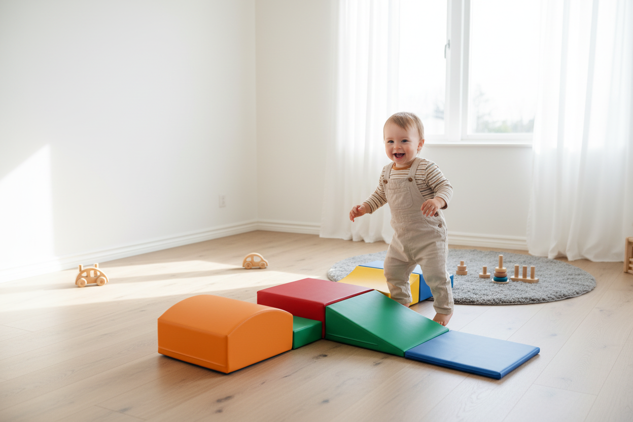 Multicolor set met Europees kind op schaal