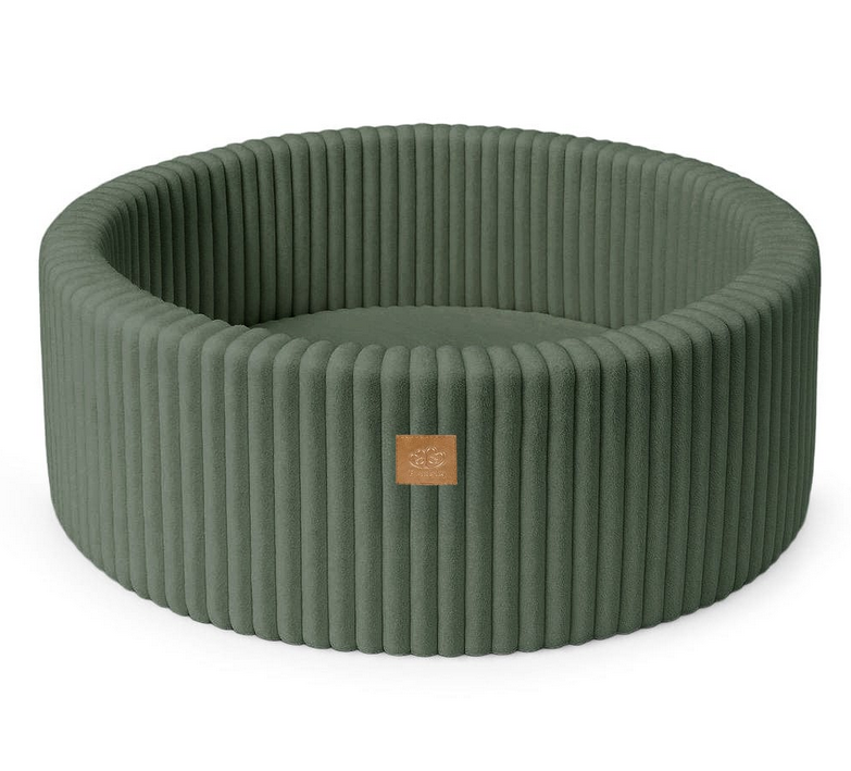 MeowBaby Churros Ballenbak 90x30 cm – Zachte Ribstof & Stijlvol Design