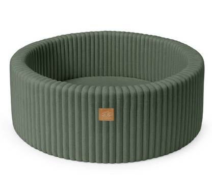 MeowBaby Churros Ballenbak 90x30 cm – Zachte Ribstof & Stijlvol Design
