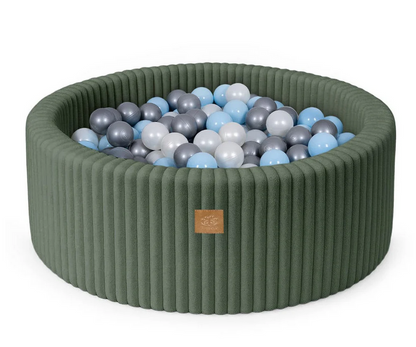 MeowBaby Churros Ballenbak 90x30 cm – Zachte Ribstof & Stijlvol Design