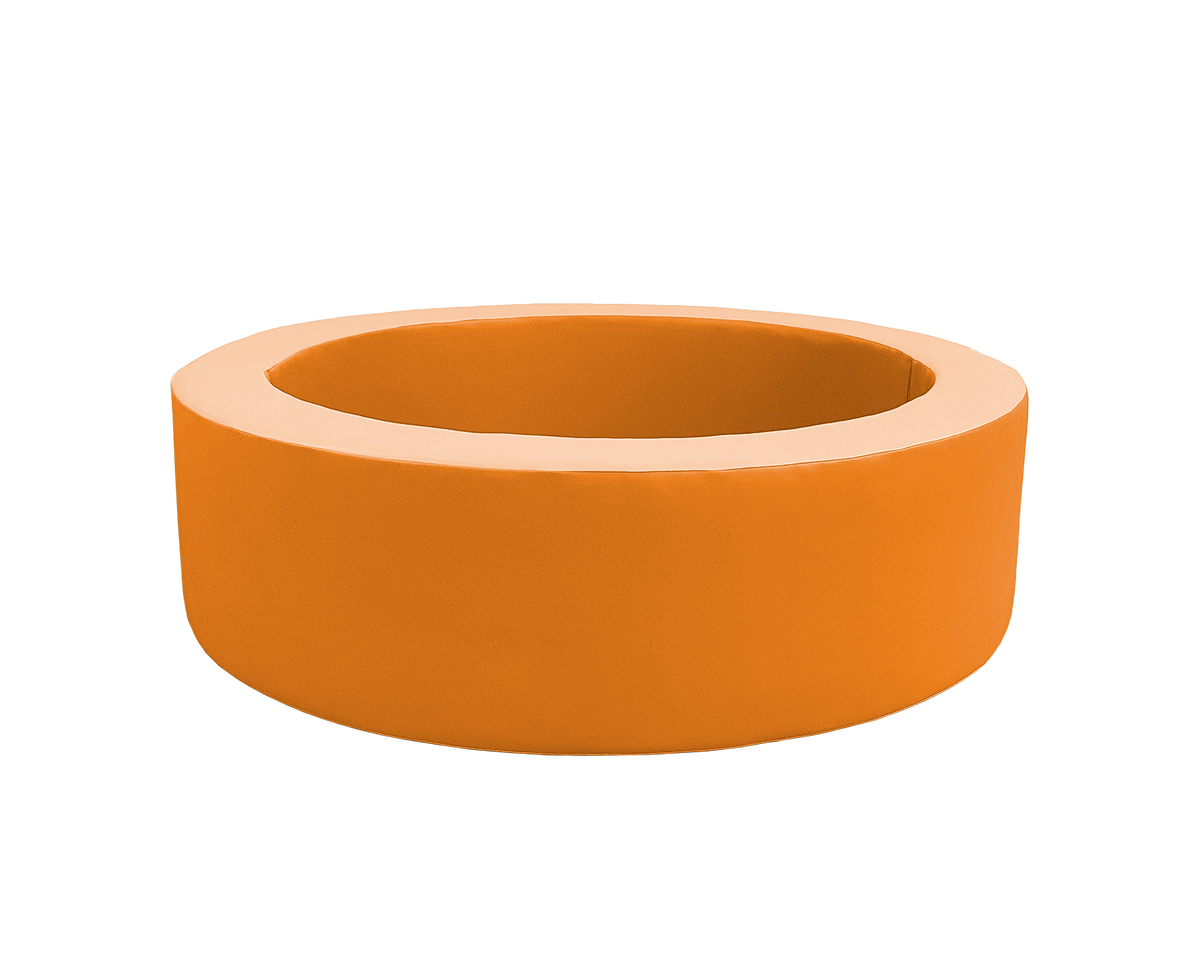 Professionele Ronde ballenbak van kunstleer – Ø 148 cm, hoogte 40 cm - in 19 kleuren
