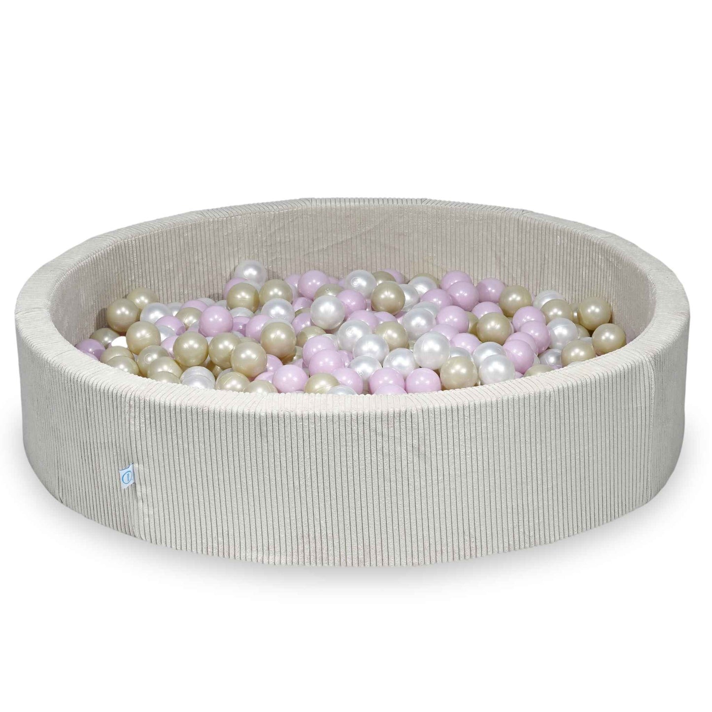 XXL Ribstof ballenbak 130 cm incl. 600 ballen - in 8 kleuren