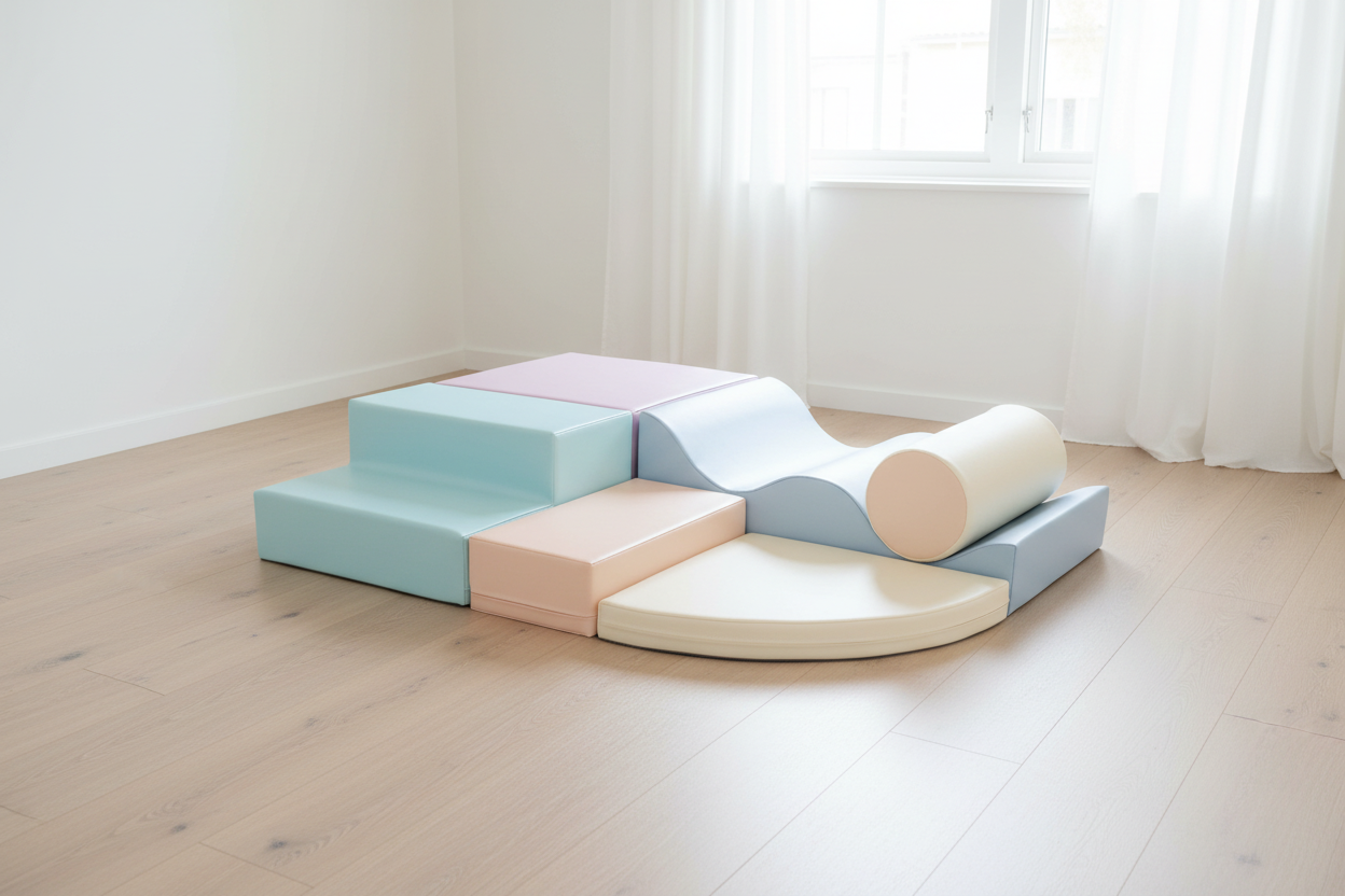Pastel blauwe set zonder kind