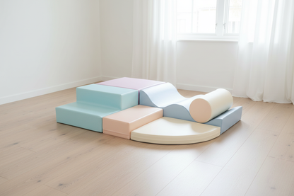 Pastel blauwe set zonder kind