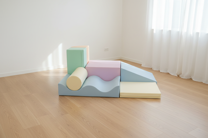 Pastel set in mooie kamer zonder kind