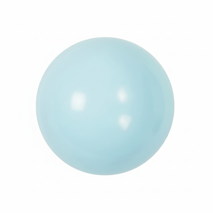 Pastelblauwe bal zonder opdruk