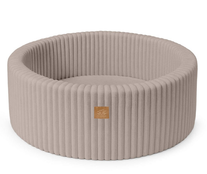 MeowBaby Churros Ballenbak 90x30 cm – Zachte Ribstof & Stijlvol Design