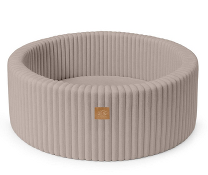 MeowBaby Churros Ballenbak 90x30 cm – Zachte Ribstof & Stijlvol Design