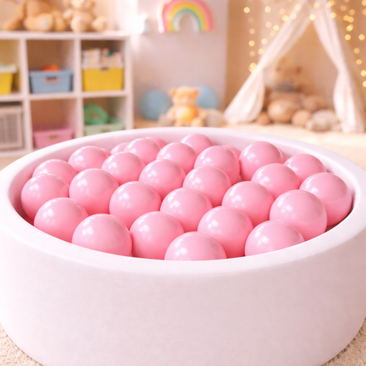 Ballenbakballen 7 cm Pastelroze