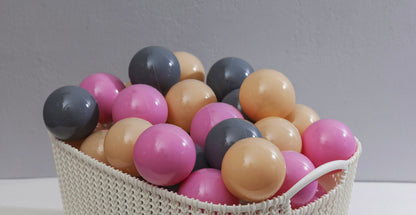 Ballenbakballen 7 cm Poederroze