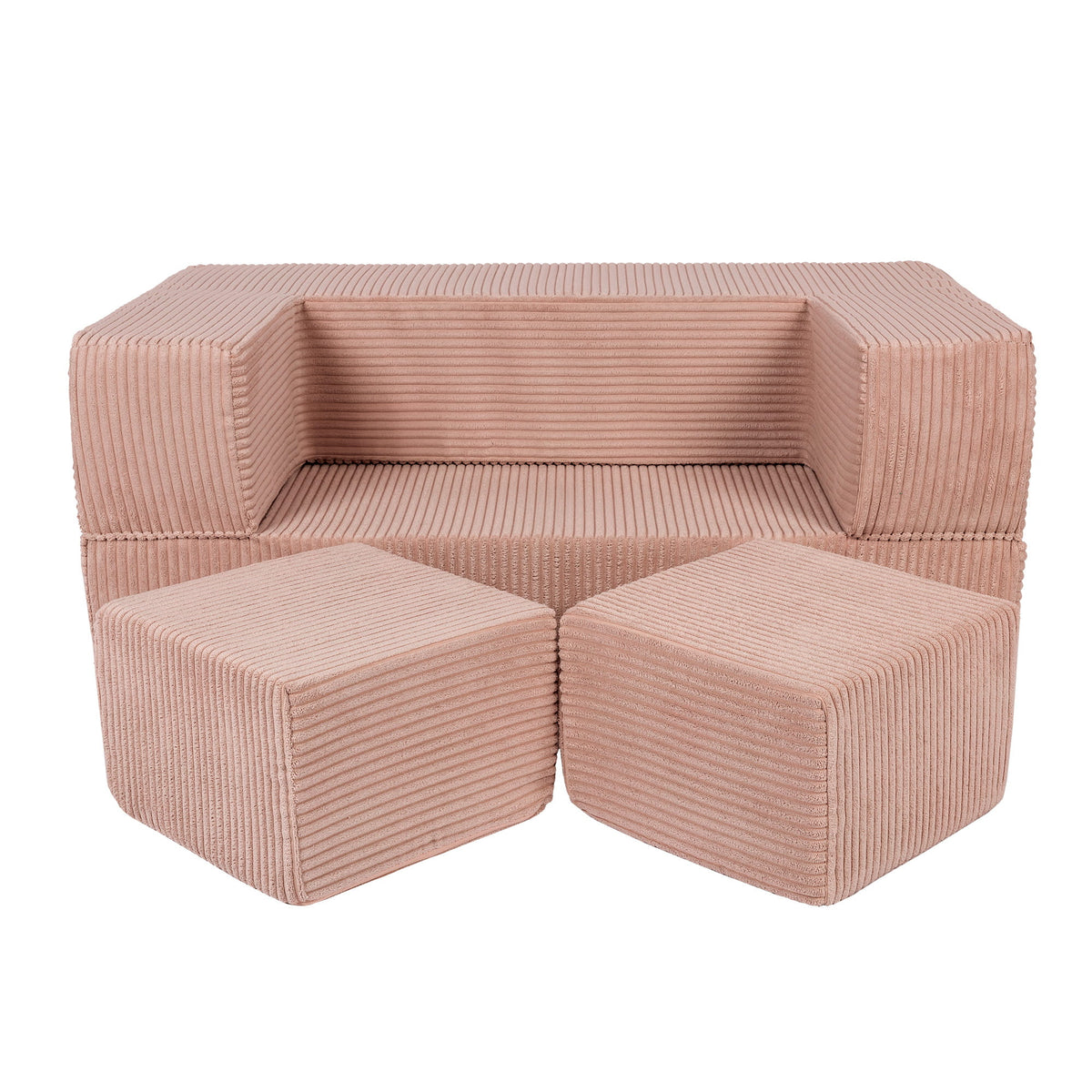 Modulaire Kinderbank – 4 Elementen - 5 Kleuren