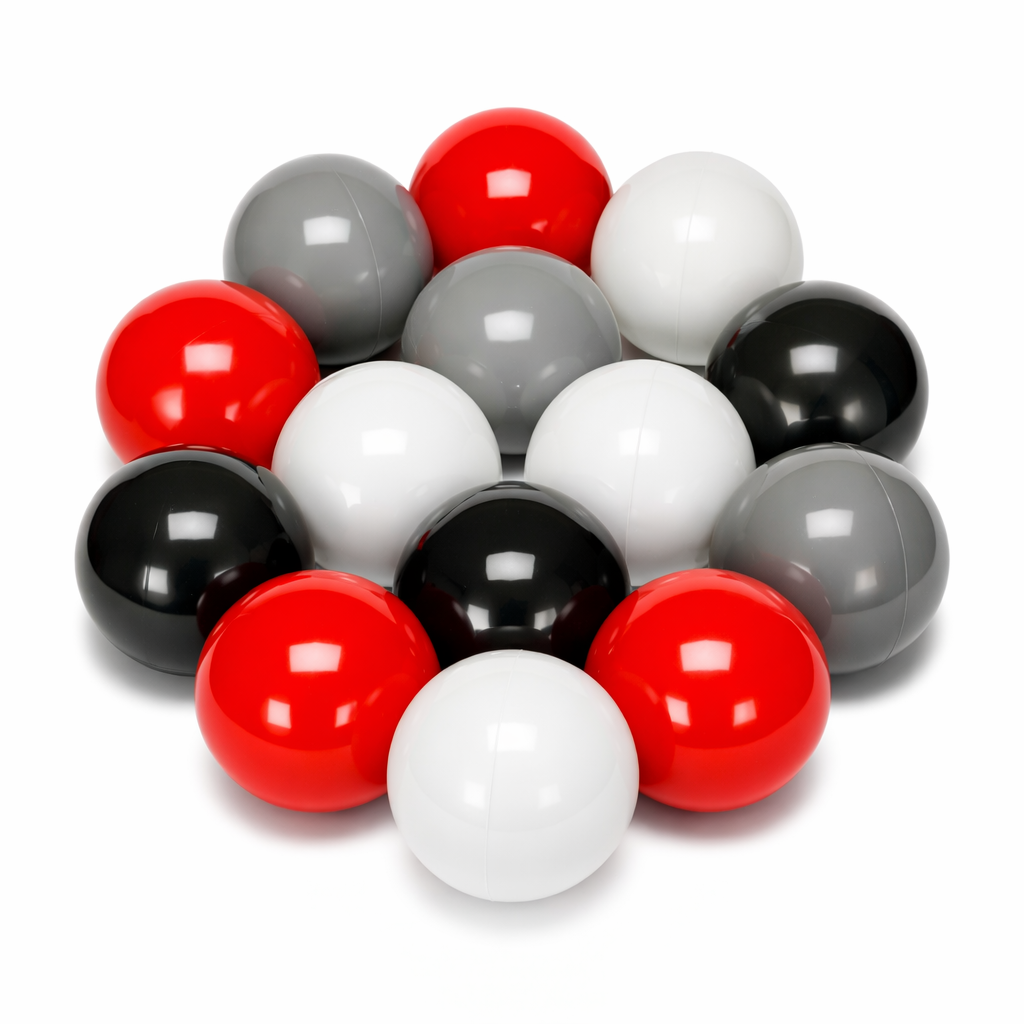 Ballenbakballen 7 cm Wit