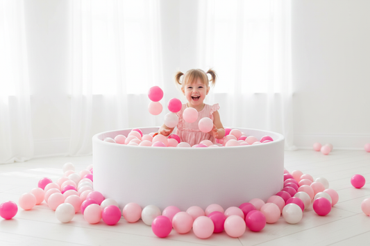 Roze mix ballenbak lichte droomkamer