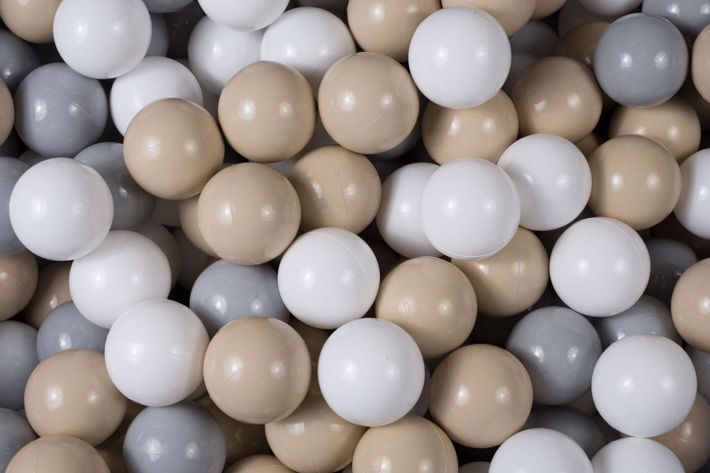Scandinavian Beige Mix Ballenbakballen 7 cm – Beige, Grijs & Wit