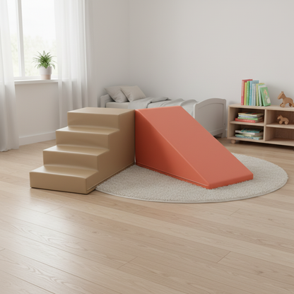 Soft play beige coral in kinderkamer v2