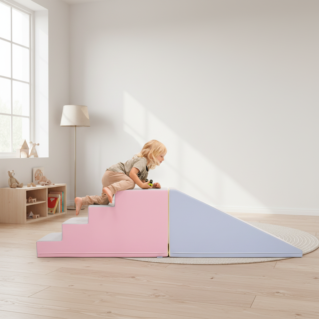 Soft play roze in kinderkamer